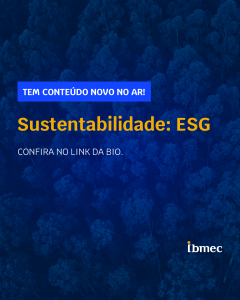 Sustentabilidade: ESG