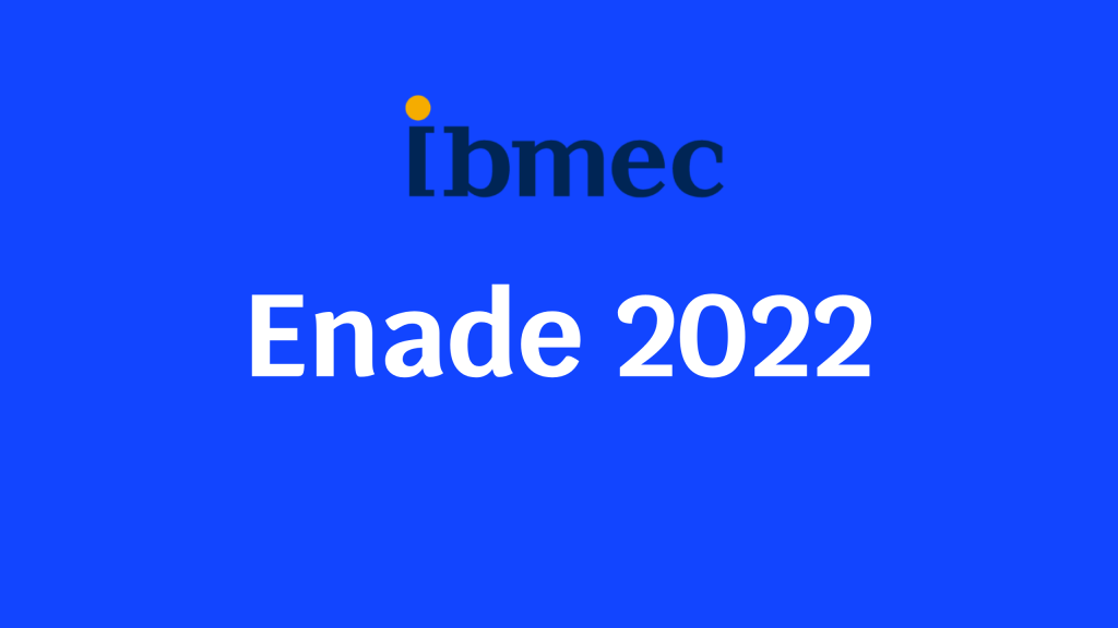 Banner que tem escrito Enade 2022.