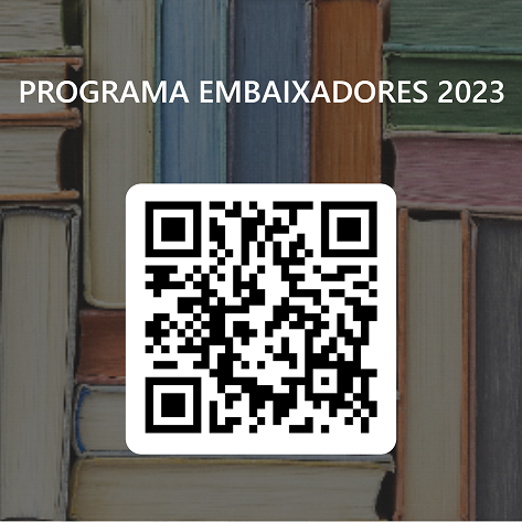 QR code de inscrição do Programa de Embaixadores do Ibmec